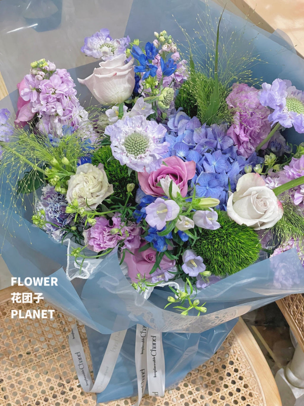 Blue&Purple Color Mix Bouquet（L Size）