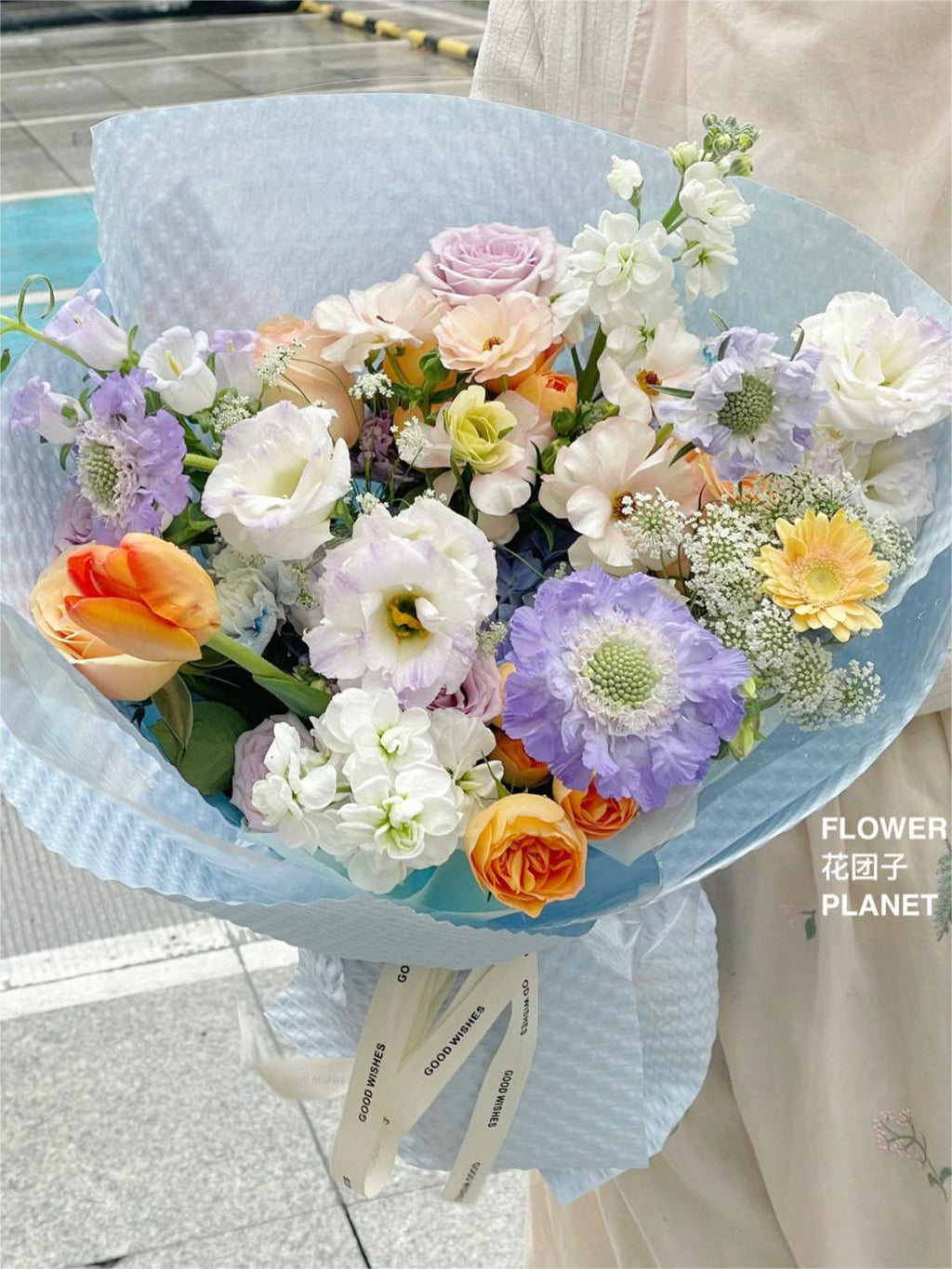 Macaron color mix bouquet（M Size）