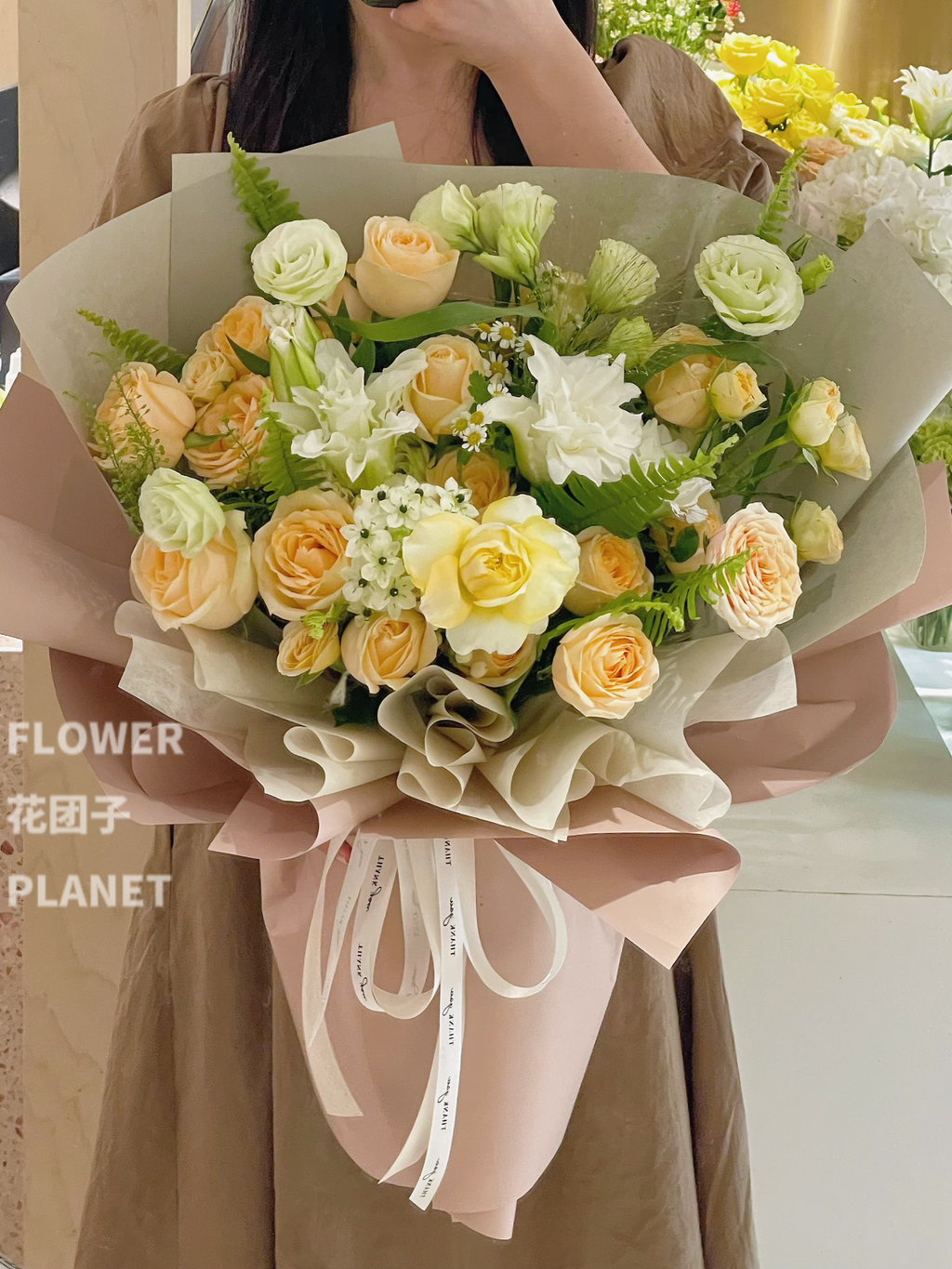 Champagne Color Theme Bouquet（XL Size）