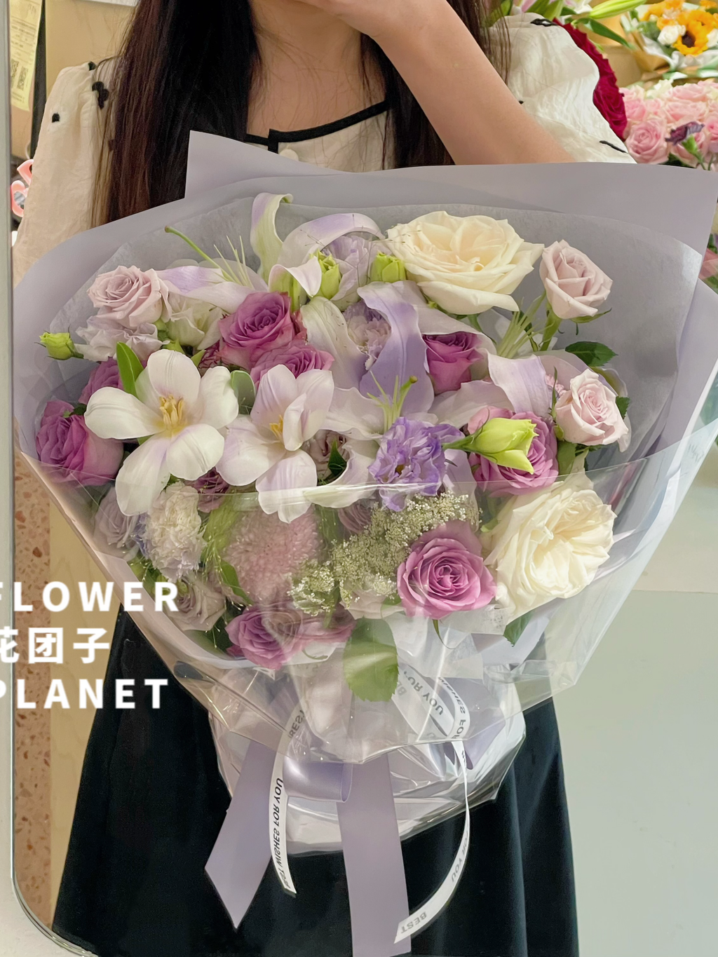 Purple Color Theme Bouquet（XL Size）