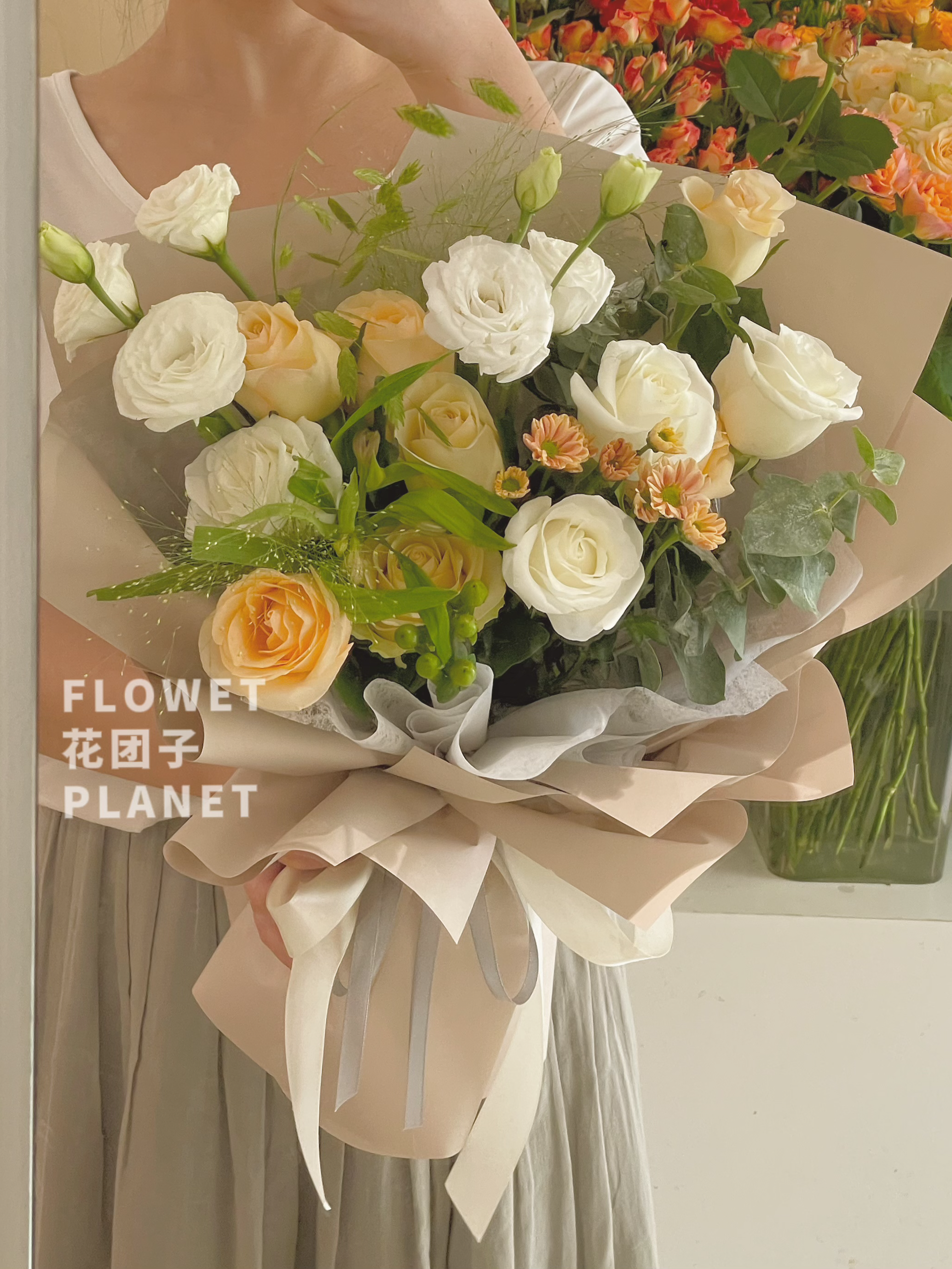 Rose&Peony Bouquet（M Size）